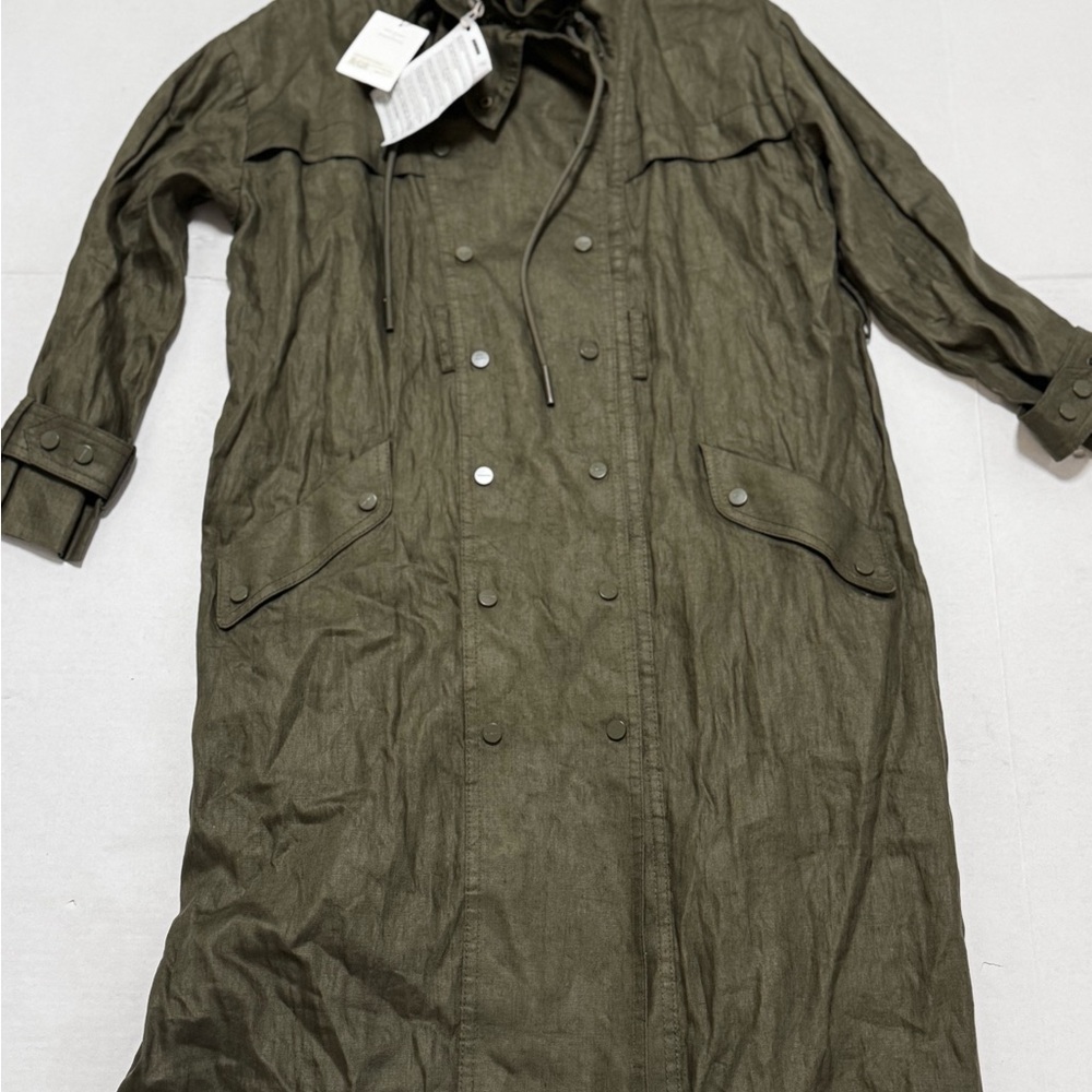 NWT! Zimmermann Lucky military Anorak Coat Size US 4 RRP $1350 Missing Belt - Picture 4 of 14